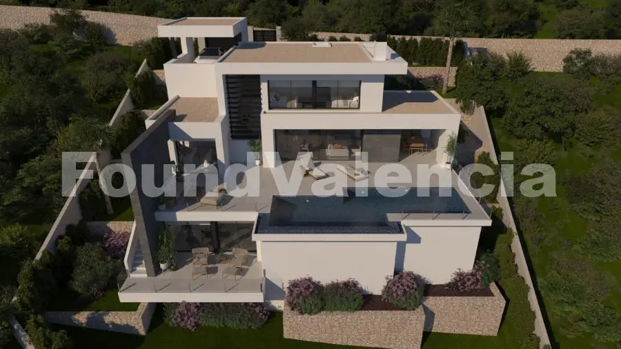 VILLA ISEO. Villa with private pool and sea views in the Residential Resort Cumbre del Sol