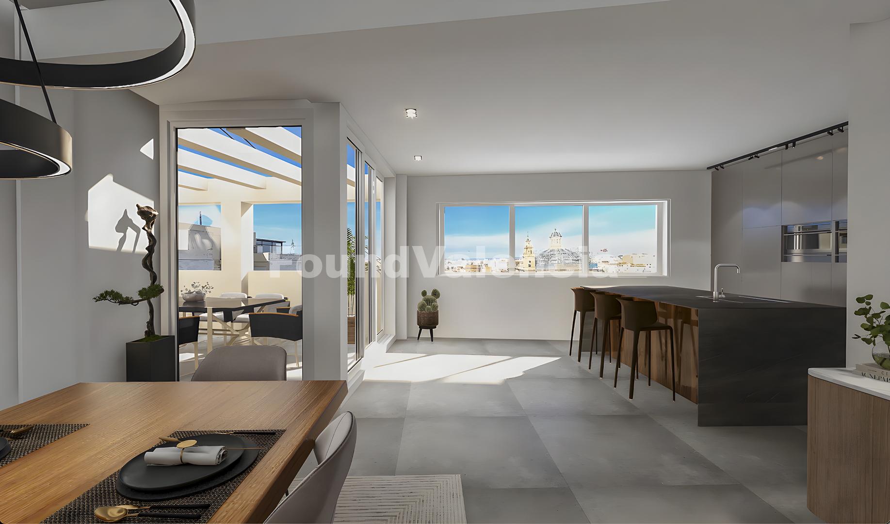 Exclusive Penthouse Fully Renovated With Incredible Views The City Of Valencia