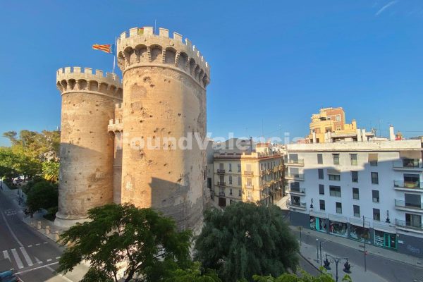 Apartment with Views of Torres de Quart in Botánico